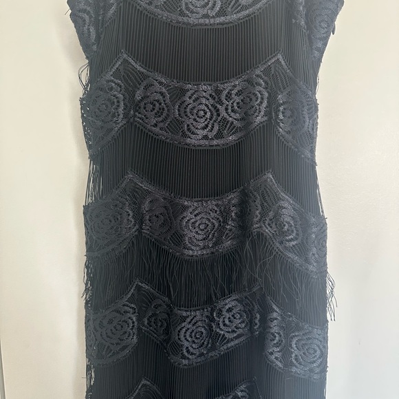 Zac Posen Black Lace Maxi Dress - Picture 5 of 6